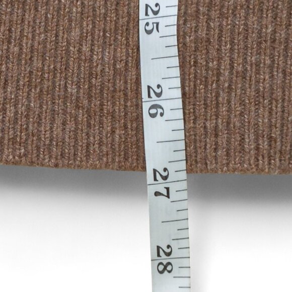 Italic Wool Cashmere Ribbed V-Neck Cardigan – Men's Size Small (Pecan) - Picture 11 of 16